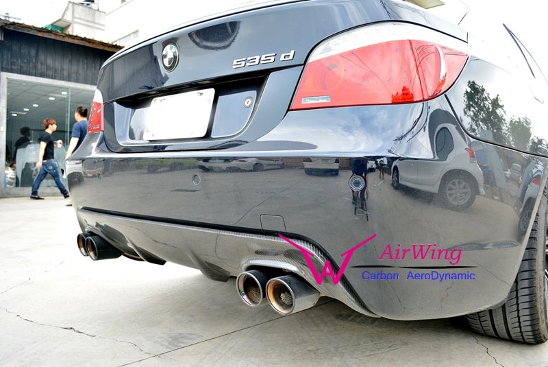 BMW E60 TECH 3D carbon rear diffuser 04